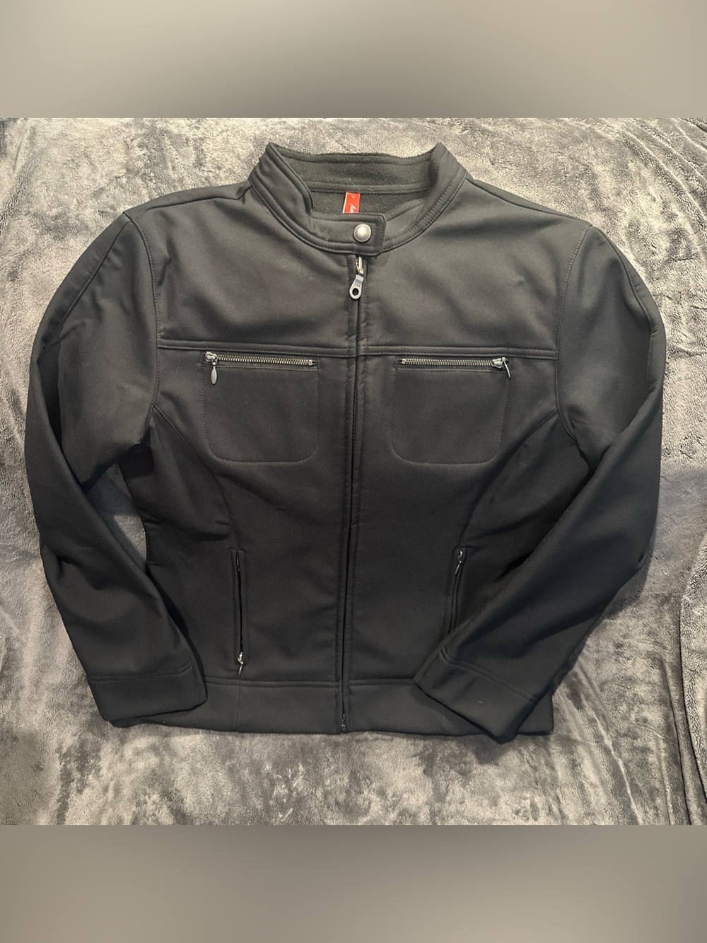Vintage 2000s Hanna Andersson Women's Black Softshell Jacket Size 4 Rare Y2K PNW